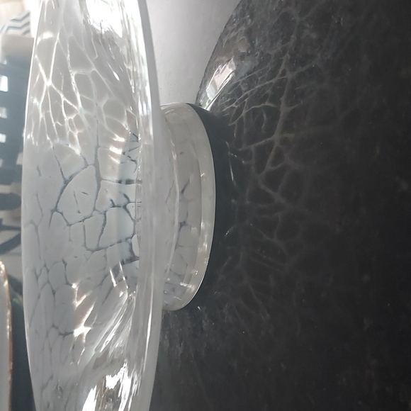 💕  Antique glass cloud  bowl candle holder centerpiece - Picture 6 of 15